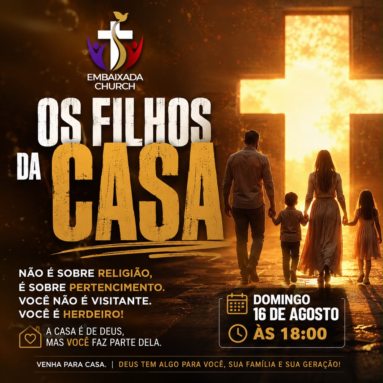 Flyer Os Filhos da Casa